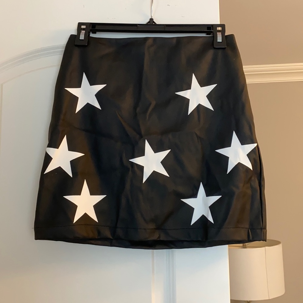 Princess Polly leather skirt
